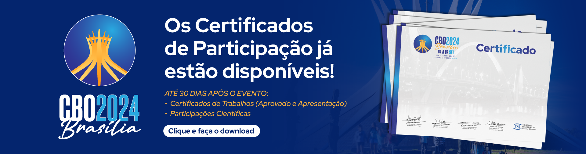 Banner - Certificados PARTICIPAÇÃO 